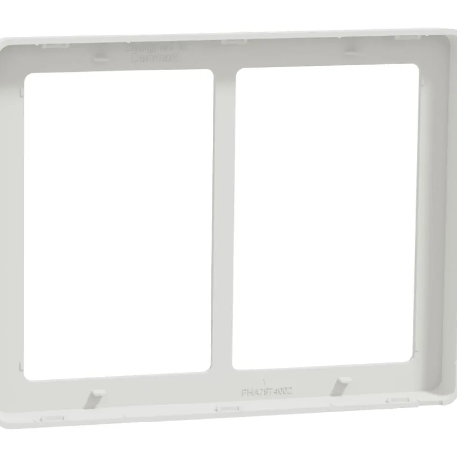 LK Fuga Base 63 ramme, 2x1,5 modul, hvid