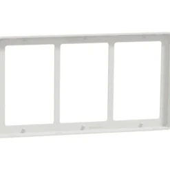 LK Fuga Base 63 ramme, 3x1,5 modul, hvid