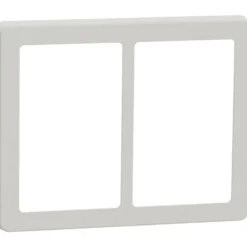 LK Fuga Base 63 ramme, 2x1,5 modul, lysegrå