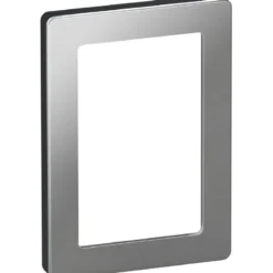 LK Fuga Pure 66 designramme, 1,5 modul, stål