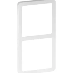 LK Fuga Slim designramme, 2x1 modul, hvid