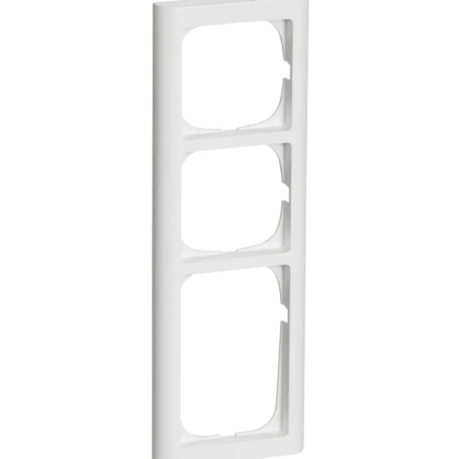 LK Fuga Softline 63 ramme, 3,5 modul, hvid