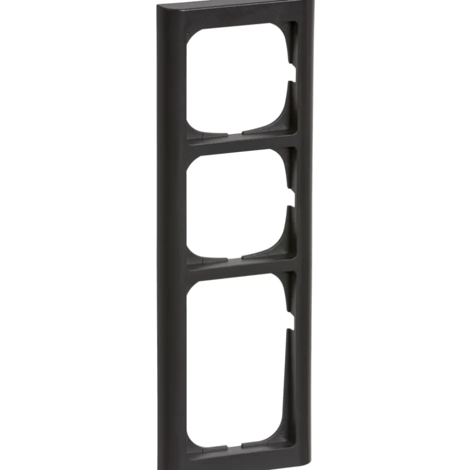 LK Fuga Softline 63 ramme, 3,5 modul, koksgrå