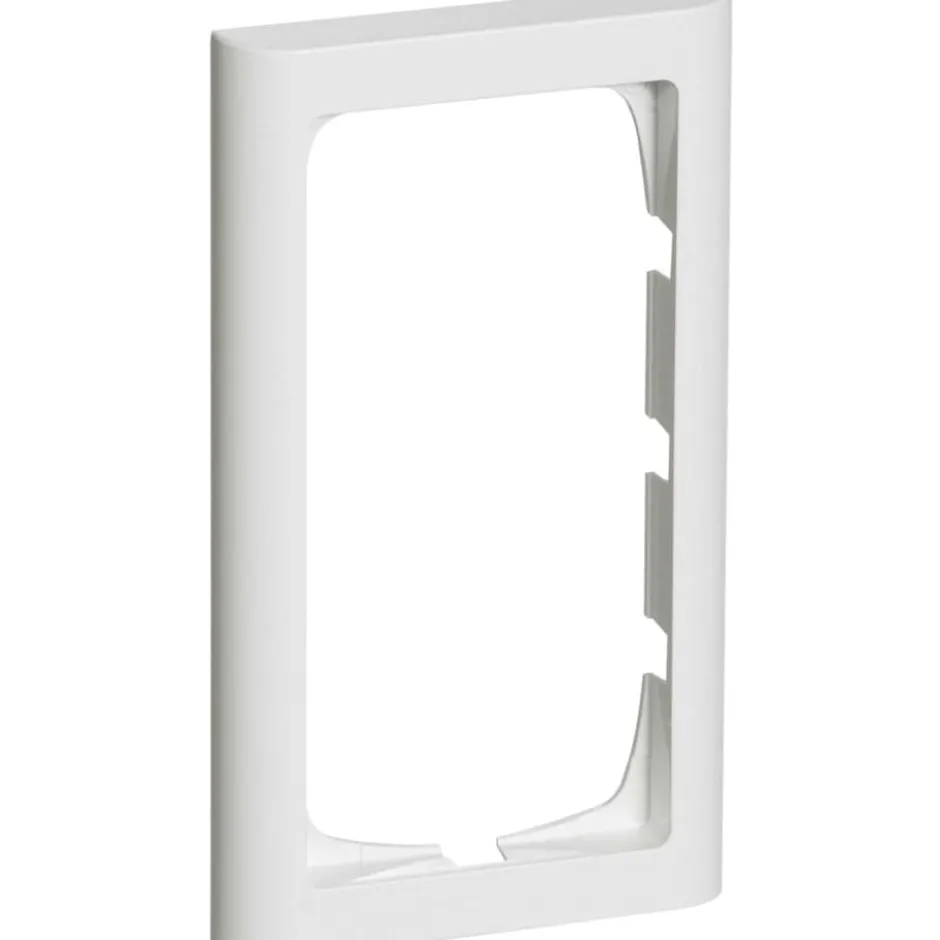 LK Fuga Softline 63 ramme, 2 modul, lodret, hvid