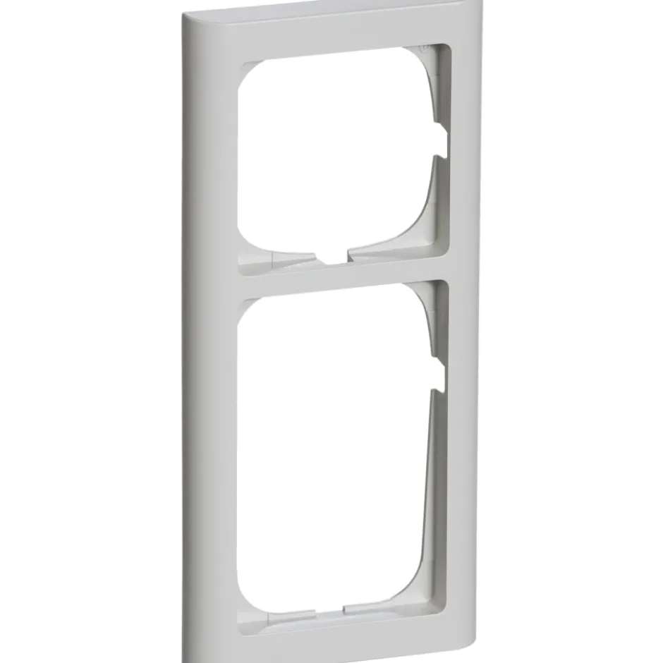 LK Fuga Softline 63 ramme, 2,5 modul, lysegrå