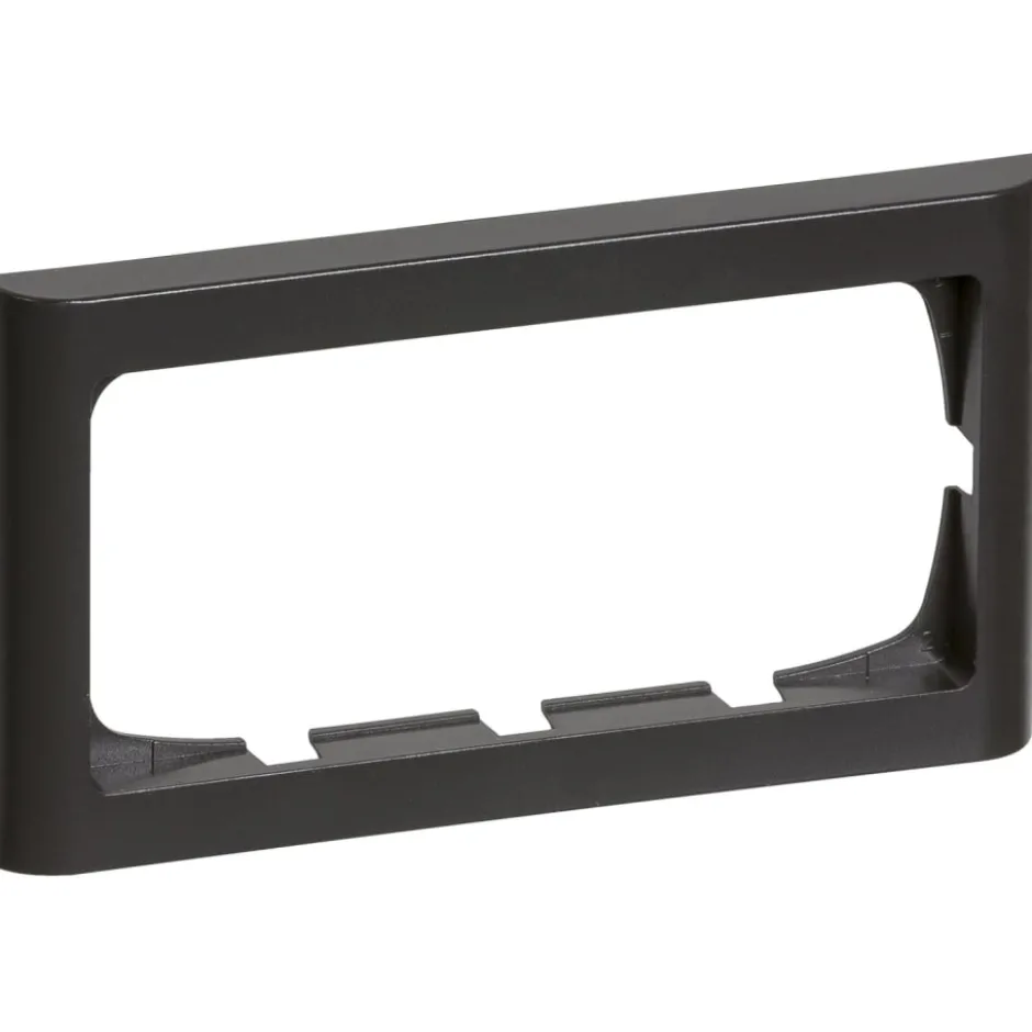 LK Fuga Softline 63 ramme, 2 modul, vandret, koksgrå