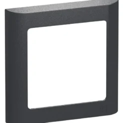 LK Fuga Soft 63 ramme, 1 modul, koksgrå