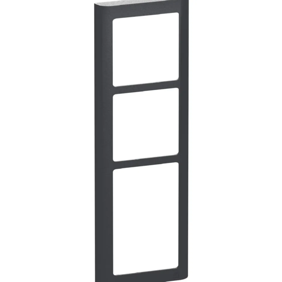 LK Fuga Soft 63 ramme, 3,5 modul, koksgrå