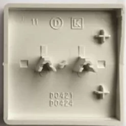 LK Fuga tangent for afbryder, gammel type, 1 modul, hvid