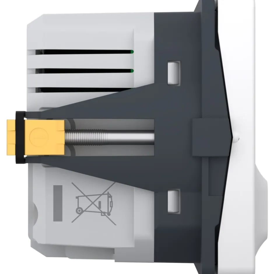 LK Fuga USB-lader A+C, 1 modul, hvid