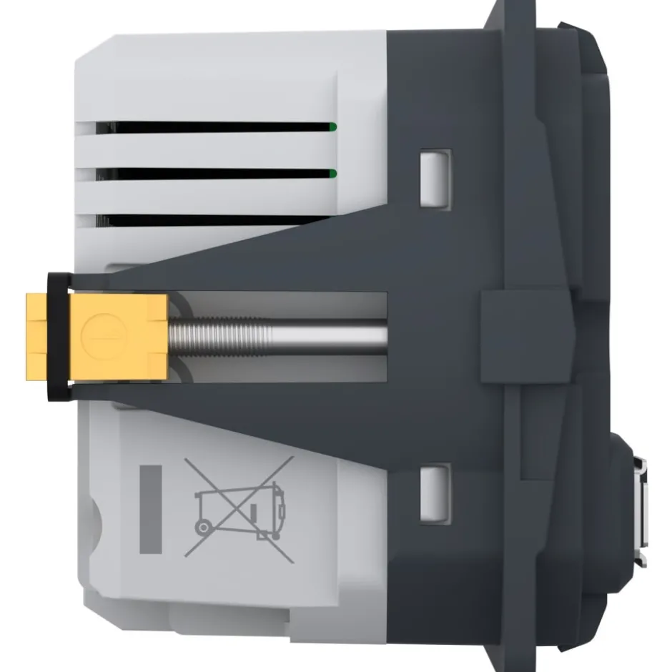 LK Fuga USB-lader A+C, 1 modul, uden afdækning