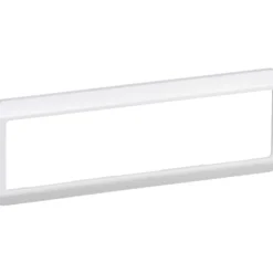 LK Opus 66 ramme, 3 modul, vandret, hvid