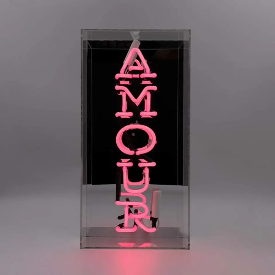 Locomocean Amour neonskilt, klar