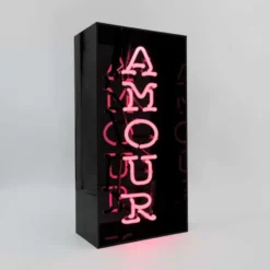 Locomocean Amour neonskilt, sort