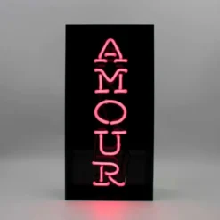 Locomocean Amour neonskilt, sort