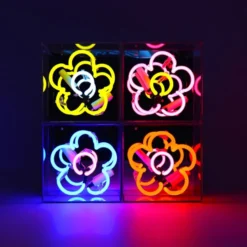 Locomocean Daisy neonskilt, blå