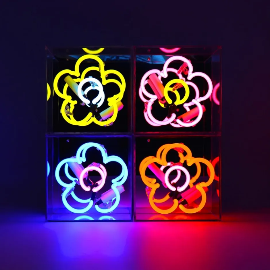 Locomocean Daisy neonskilt, gul