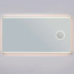 Loevschall Focus spejl med lys, 140x75 cm