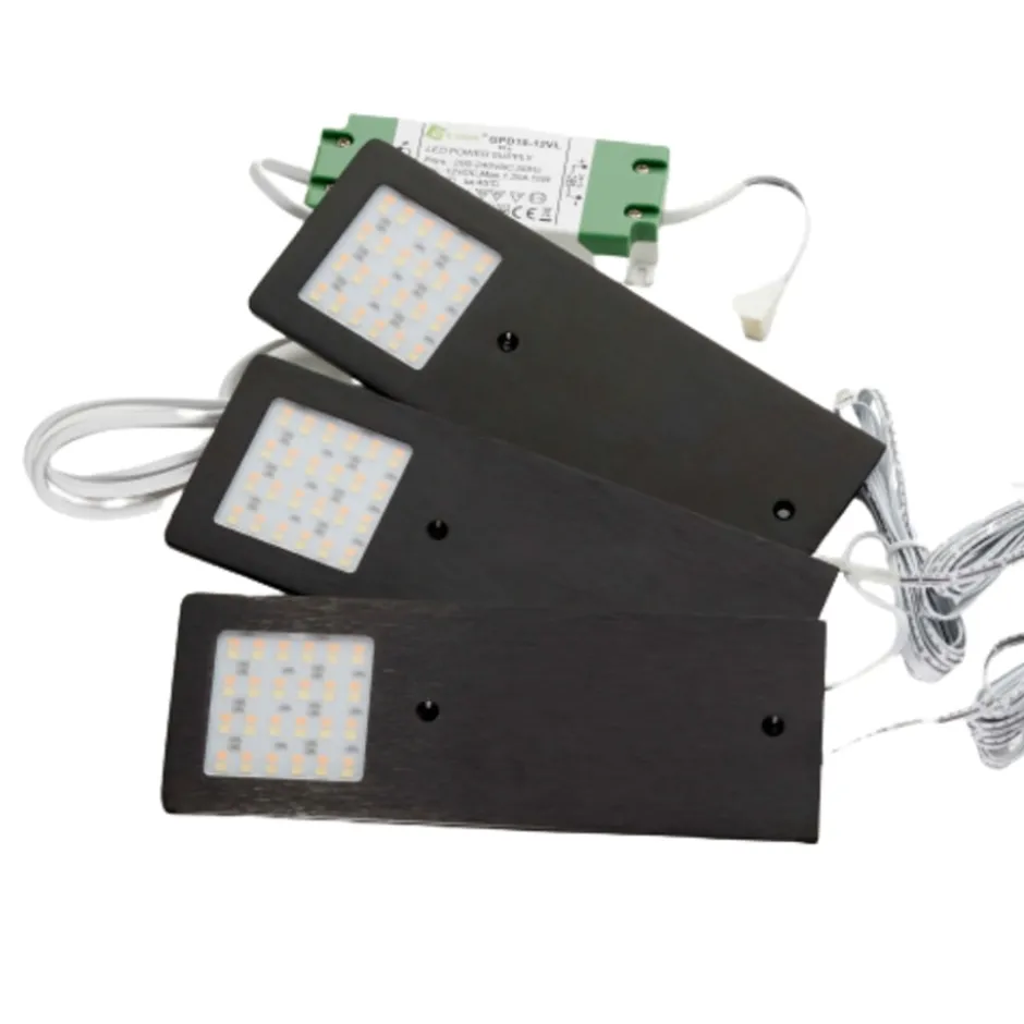 Loevschall Stella møbelspots m/on-off-dim - 3-kit/sort