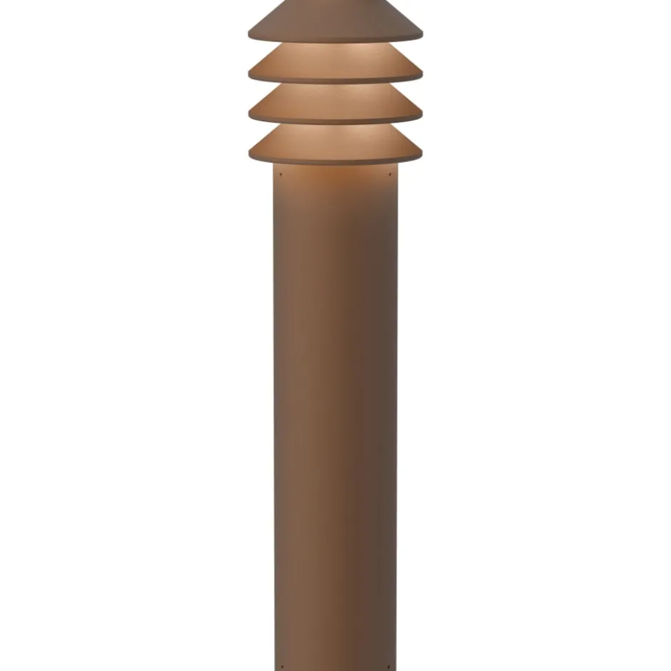 Louis Poulsen Bysted Garden havelampe, 2700K, anker, corten, høj