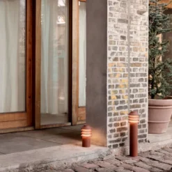 Louis Poulsen Bysted Garden havelampe, 2700K, anker, corten, høj