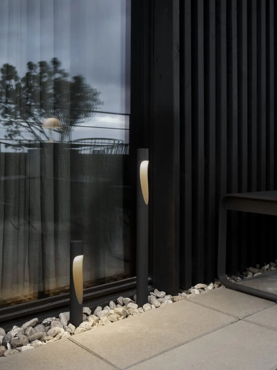 Louis Poulsen Flindt Garden havelampe, 3000K, anker, sort, lav
