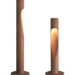 Louis Poulsen Flindt Garden havelampe, 3000K, spyd, corten, lav