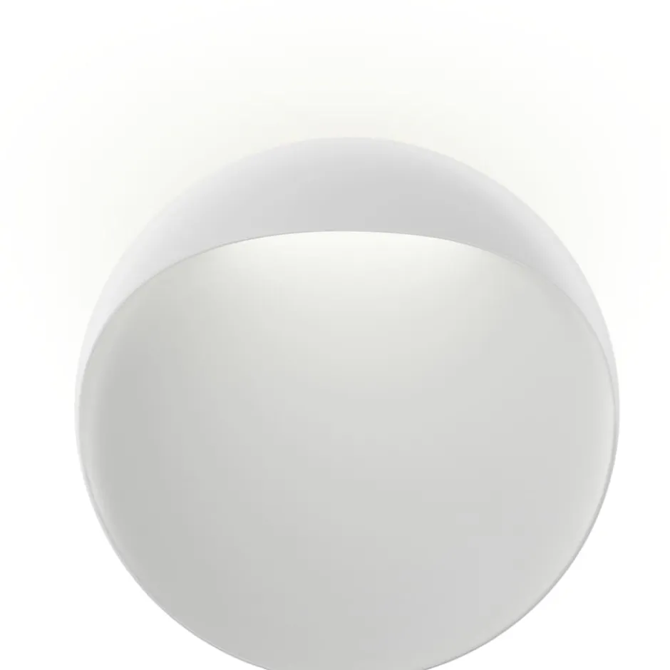 Louis Poulsen Flindt udendørs væglampe, 2700K, hvid, Ø30 cm