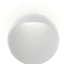 Louis Poulsen Flindt udendørs væglampe, 3000K, hvid, Ø30 cm