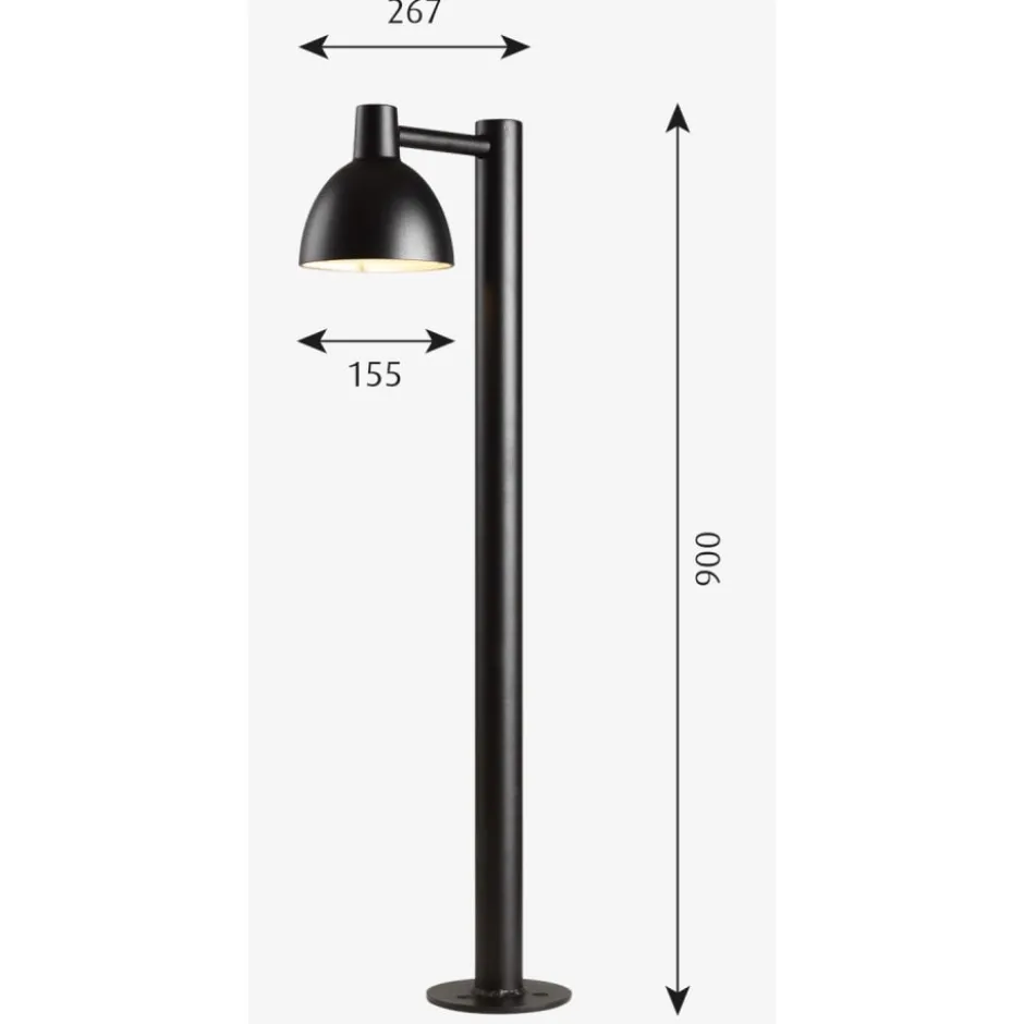 Louis Poulsen Toldbod 155 pullert, sort