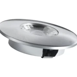 Lumenlight Maestro møbelspot, 1,5W, børstet stål