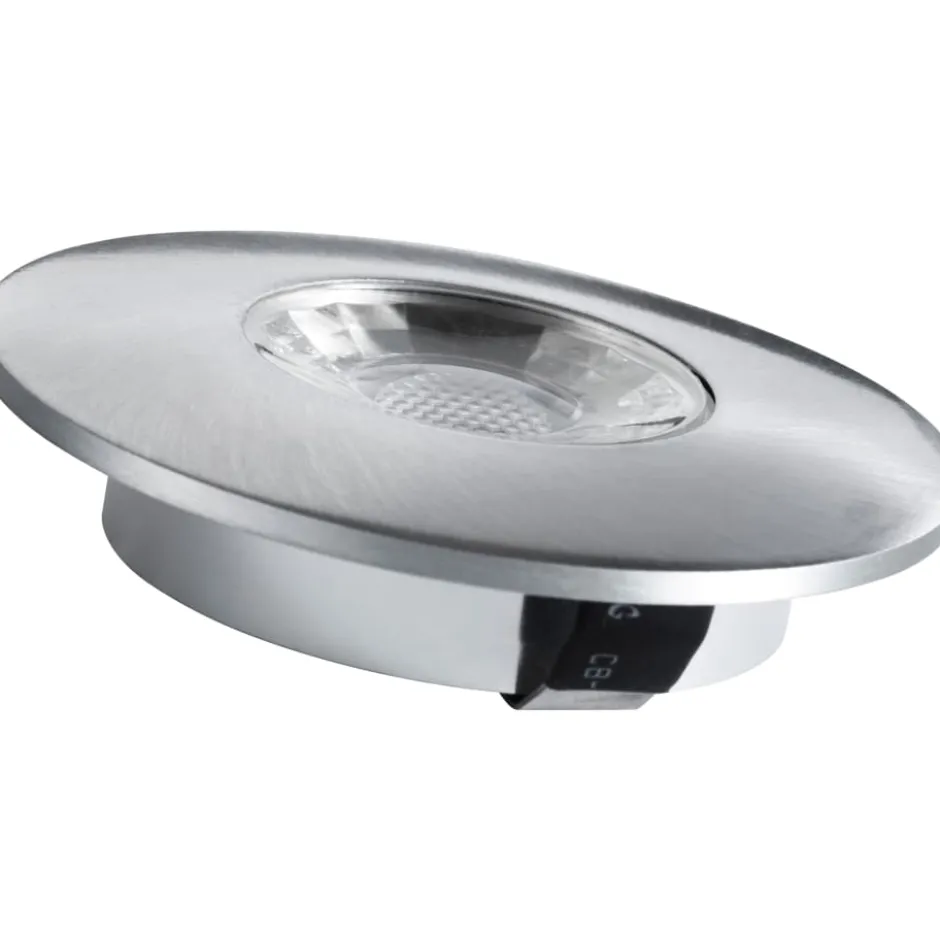 Lumenlight Maestro møbelspot, 3W, børstet stål