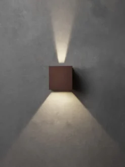 Lumenlight Toscana udendørs væglampe, 2x5W, kobber