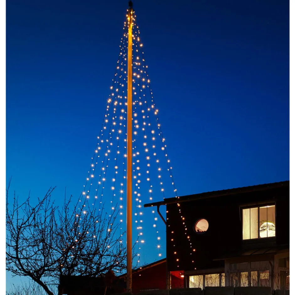 Markslöjd Galex lyskæde til flagstang