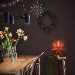 Markslöjd Gleam stjerne med lys, guld