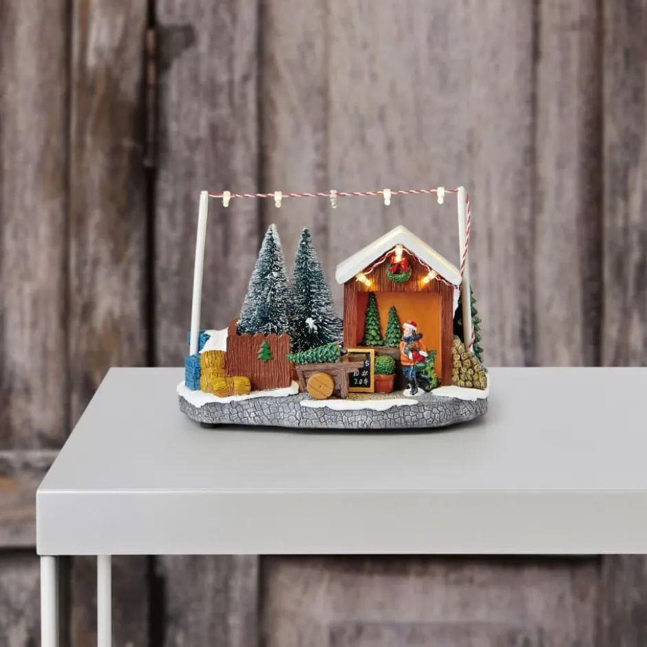 Markslöjd juletræsmarked julelandskab