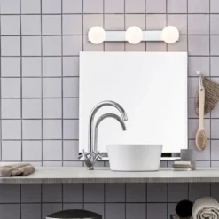 Markslöjd Mini væglampe, krom