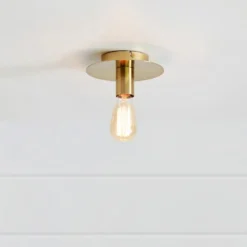 Markslöjd Piatto loftlampe, messing