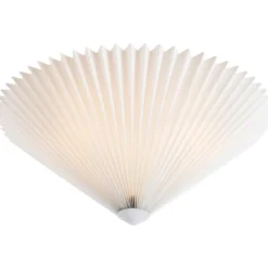 Markslöjd Plisado loftlampe, hvid, Ø50 cm