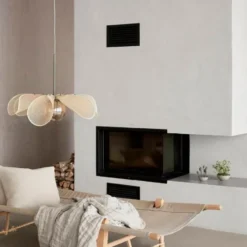 Markslöjd Styrka pendel, beige, Ø63 cm