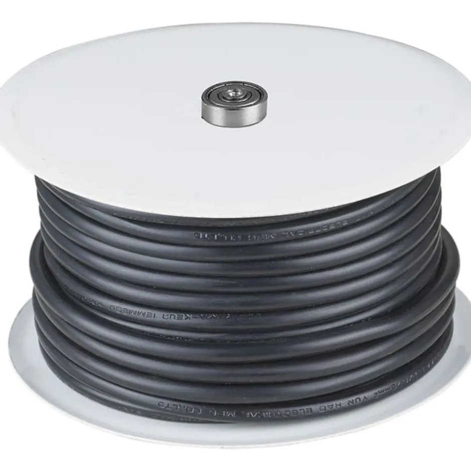 25 meter Halo Design lampeledning, sort silikone