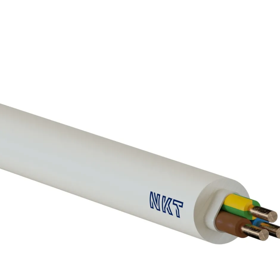 100 meter NKT Noiklx installationskabel, 5x1,5 m²