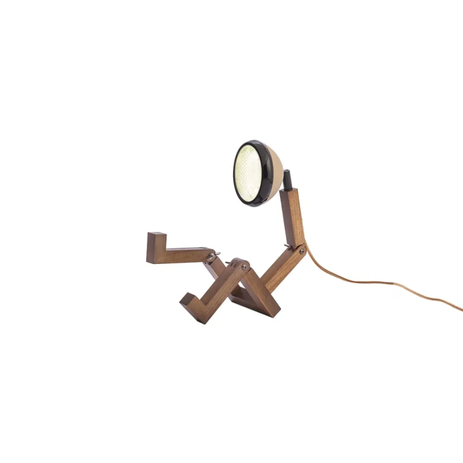 Mini Mr Wattson bordlampe, beige
