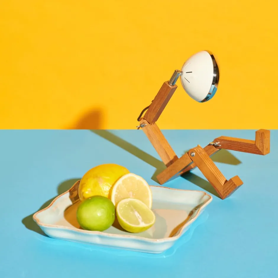 Mini Mr Wattson bordlampe, hvid