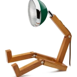 Mr Wattson bordlampe, mørkegrøn