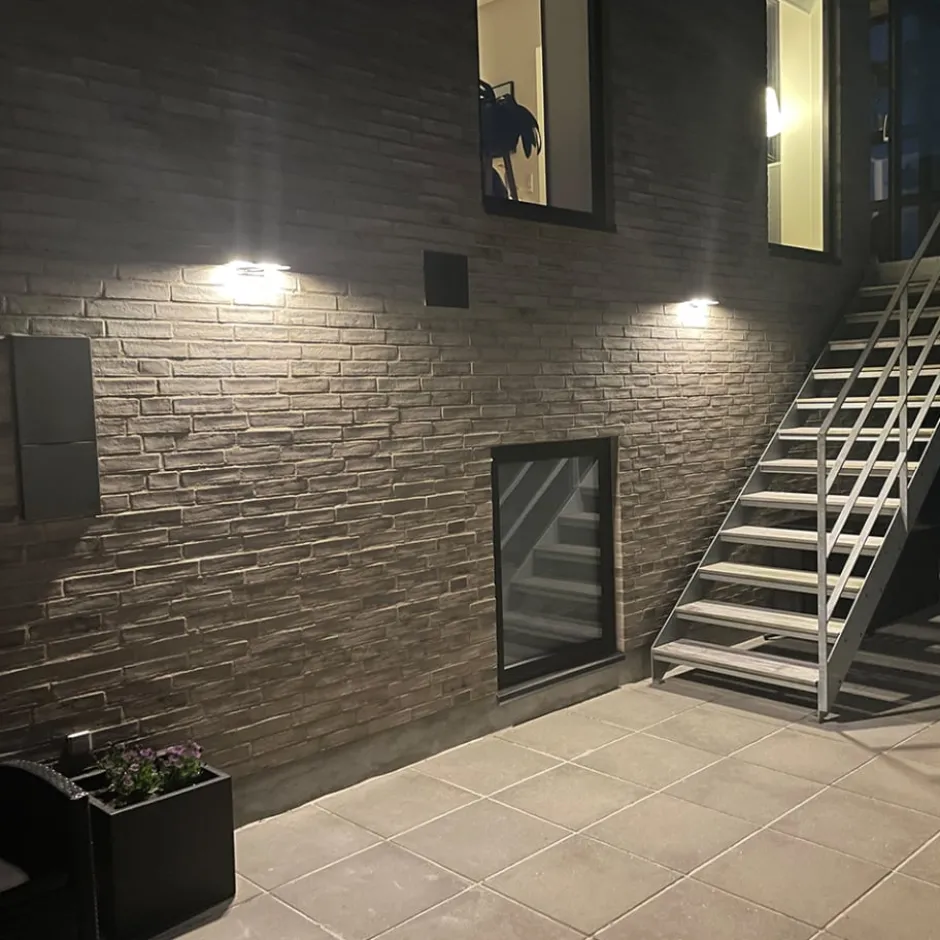 Mylight Brick solcelle væglampe med sensor