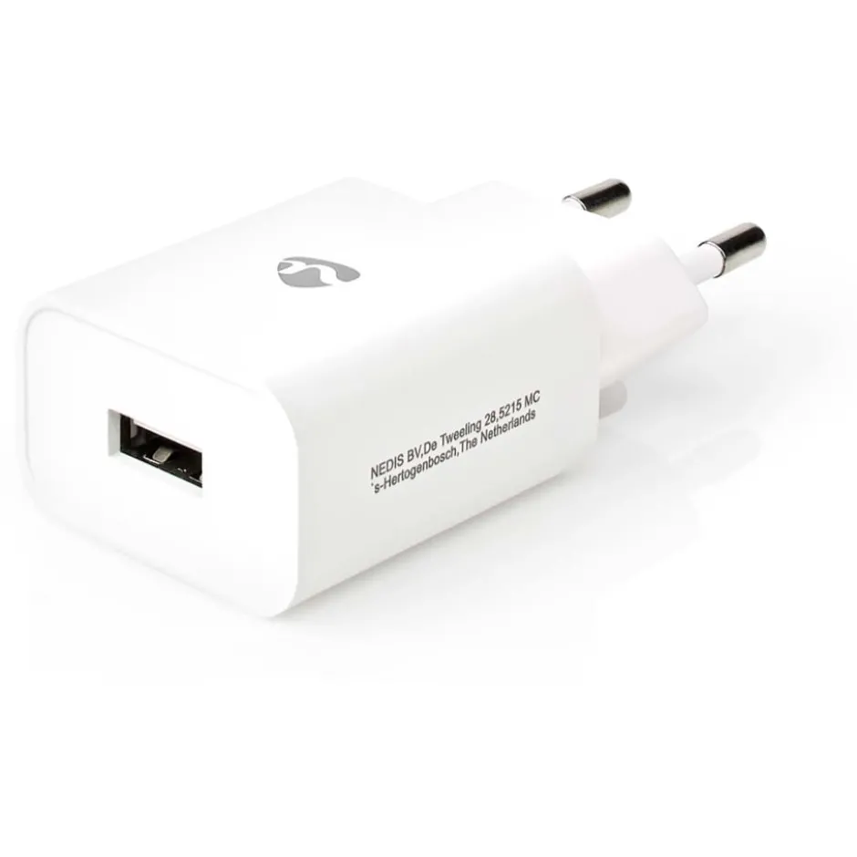 Nedis USB adapter, hvid