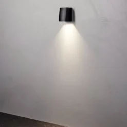 Nielsen Light Ask udendørs væglampe, sort