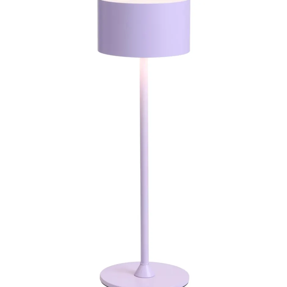Nielsen Light Bistro genopladelig bordlampe, lilla