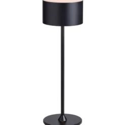 Nielsen Light Bistro genopladelig bordlampe, sort